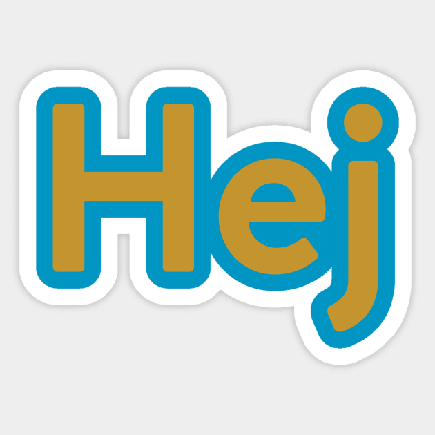 Hej Sticker by calebfaires